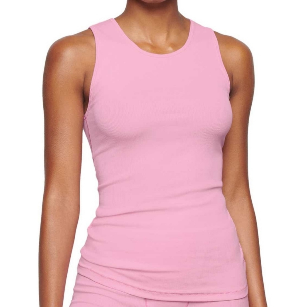 SKIMS rib stretch cotton tank